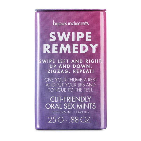 Мятные конфеты Bijoux Indiscrets Swipe Remedy – clitherapy oral sex mints, без сахара SO5911 SO5911 фото