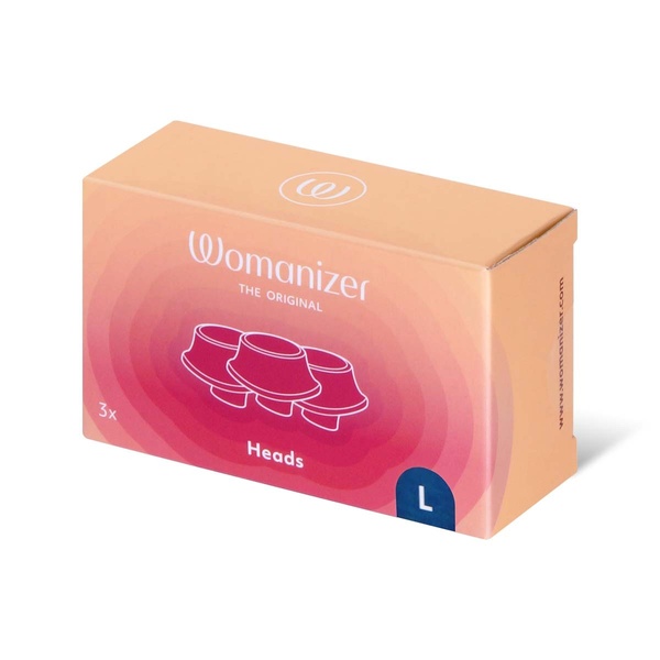 Сменные насадки на Womanizer Premium, Eco, Classic, Liberty, Starlet 2, синий, размер L , WZ92BYL100