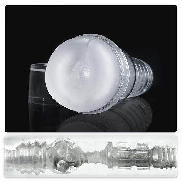 Мастурбатор попа Fleshlight Ice Butt Crystal полупрозрачный корпус Прозрачный F19020 F19020 фото