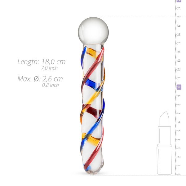 Стеклянный дилдо Gildo Glass Dildo No. 10 SO4423