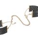 Наручники Bijoux Indiscrets Desir Metallique Handcuffs - Black, металлические, стильные браслеты Черный SO2663 SO2663 фото 2