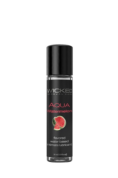 Їстівний лубрикант WICKED AQUA WATERMELON FLAVORED 30ML , T252071