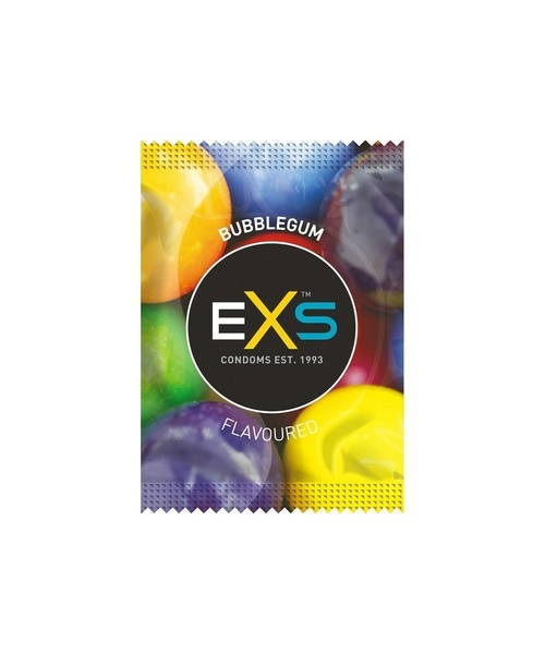 Презерватив EXS зі смаком жувальної гумки Bubblegum, за 5 шт., 02930/ 400exsmixflav 02930/ 400exsmixflav фото