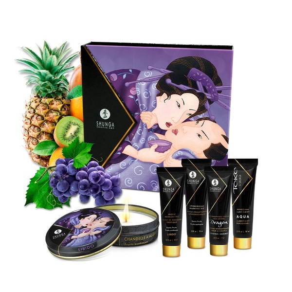 Подарунковий набір Shunga Geishas Secrets – Exotic Fruits для розкішної ночі вдвох , SO7823 SO7823 фото