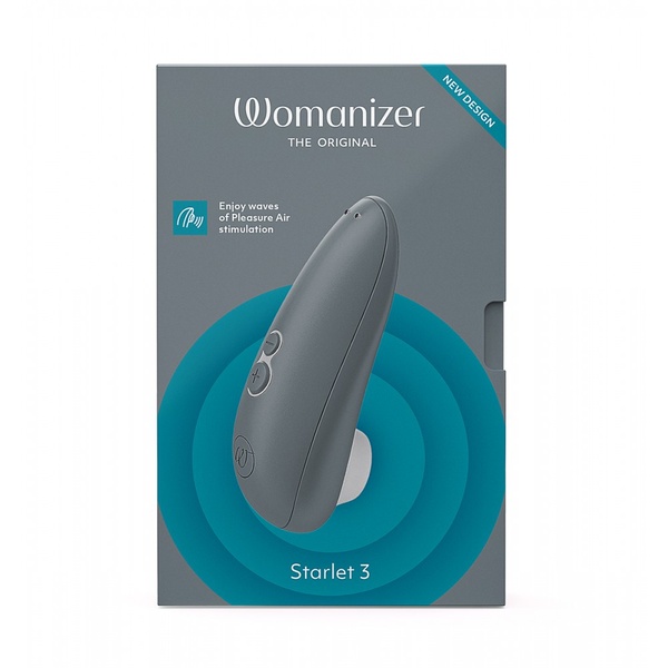 Вакуумный клиторальный стимулятор Womanizer Starlet 3 Gray , W44087