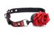 Кляп с розой Master Series: Eye-Catching Ball Gag With Rose, черно-красный SO8794 SO8794 фото 2