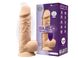 Фалоімітатор з вібрацією SilexD Norman Vibro Flesh (Model 1 size 8,5") + LRS, діаметр 5 см , SO8208 SO8208 фото 1