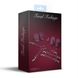 Набор для БДСМ 3 в 1 Feral Feelings BDSM Kit 3 Burgundy, burgundy, наручники, поножи, крестовина SO8271 SO8271 фото 2