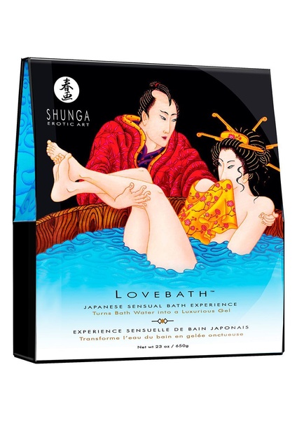 Гель для ванни Shunga LOVEBATH – Ocean temptations 650 г, робить воду ароматним желе зі SPA-ефектом , SO2543 SO2543 фото