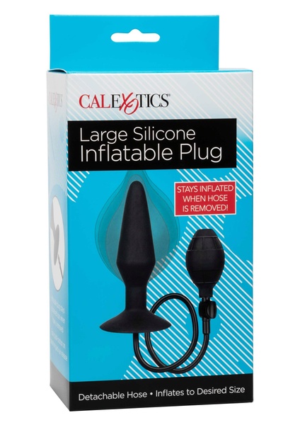 Анальная пробка с накачкой L CalExotics Silicone Inflatable Plug, 14 x 1.7–3.9 см , CL12032