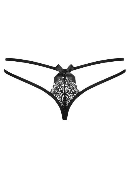 Стринги женские INTENSA DOUBLE THONG Obsessive черный SM , 410405