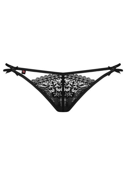 Стринги женские INTENSA DOUBLE THONG Obsessive черный SM , 410405