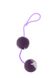 Вагінальні кульки Marbelized DUO BALLS, PURPLE , DT50503