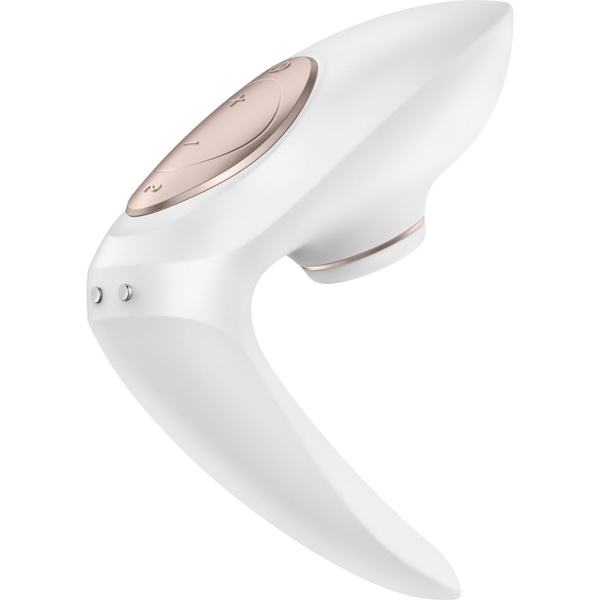 Вакуумный вибратор для пар Satisfyer Pro 4 Couples, можно использовать для секса в паре Белый SO1827 SO1827 фото