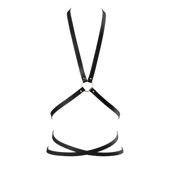 Портупея из экокожи Bijoux Indiscrets Maze – Multi-Way Body Harness Black SO5914 SO5914 фото