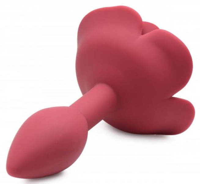 Анальна пробка силикон роза Master Series Booty Bloom Silicone Anal Plug With , MS41814