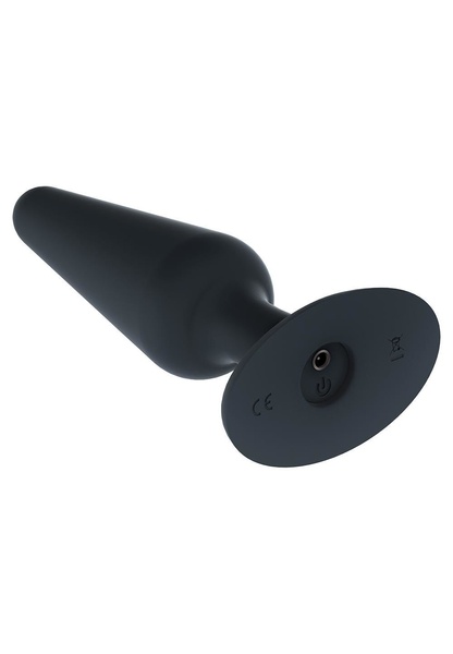 Анальная пробка с вибрацией Dorcel Best Vibe Plug M, макс. диаметр 4,1см, soft-touch силикон Черный SO2139 SO2139 фото