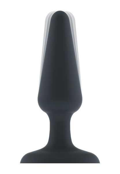 Анальная пробка с вибрацией Dorcel Best Vibe Plug M, макс. диаметр 4,1см, soft-touch силикон Черный SO2139 SO2139 фото