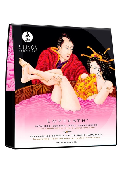 Гель для ванни Shunga LOVEBATH – Dragon Fruit 650 г, робить воду ароматним желе зі SPA-ефектом , SO2544 SO2544 фото