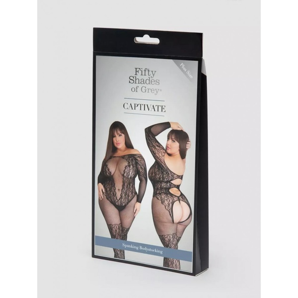 Боди Fifty Shades Of Grey Captivate черный, размер Plus Size (EU: 46-52) , FS80313