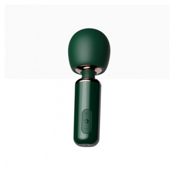 Вібратор-мікрофон Qingnan No.5 Powerful Mini Wand Massager, зелений, Q95551