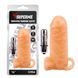 CH14591 Насадка з вібро беж Chisa Superme Vibrating Warrior Sleeve , CH14591