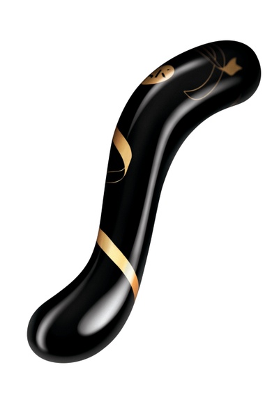 Скляний фалоімітатор SECRET KISSES 7" HANDBLOWN DOUBLE ENDED DILDO, T160626