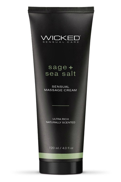 МАСАЖНИЙ КРЕМ WICKED SENSUAL 120 МЛ З АРОМАТОМ ШАЛФЕЮ, T252360 T252360 фото