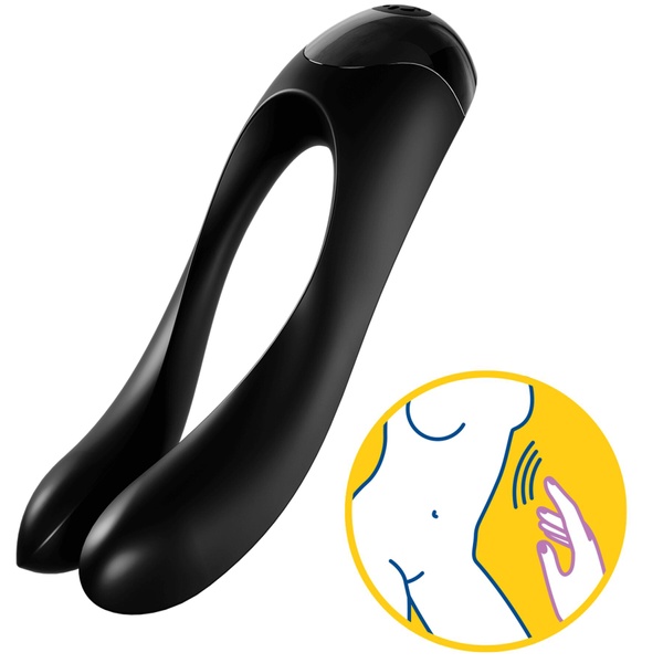 Вибратор на палец Satisfyer Candy Cane Black SO4653 SO4653 фото