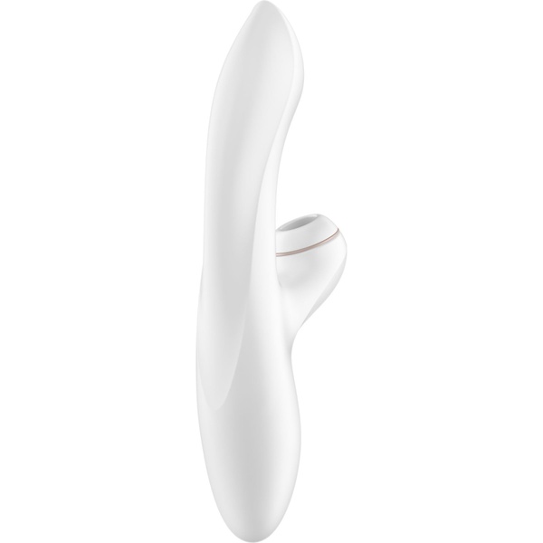 Вакуумный вибратор-кролик Satisfyer Pro Plus G-Spot Rabbit, первый кролик с вакуумом и вибрацией Белый SO1829 SO1829 фото