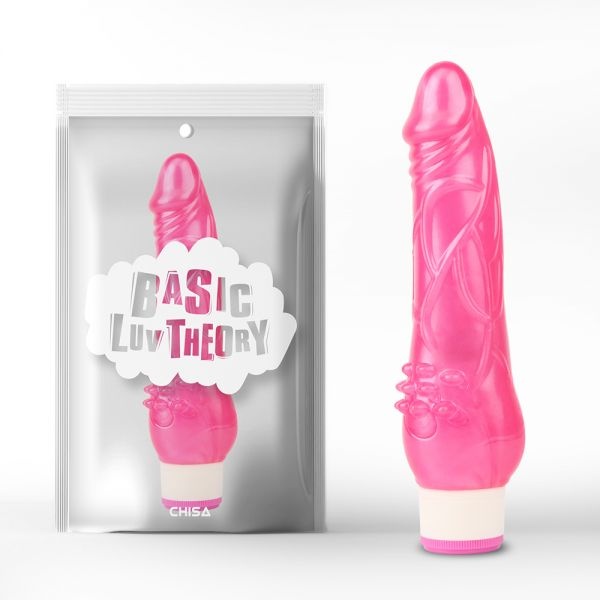 CH97156 вібратор Basic Luv Theory Beginner Rider-Pink Chisa 20,5 см без упаковки , CH97156