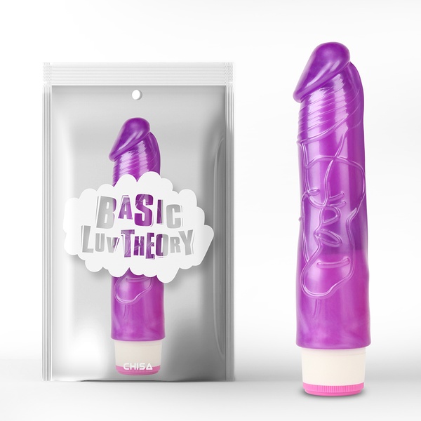 Вібратор Chisa Basic Luv Theory Sexy Whopper-purple , CH97431