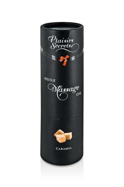 Массажное масло Plaisirs Secrets Caramel (59 мл) с афродизиаками, съедобное, подарочная упаковка SO1837 SO1837 фото