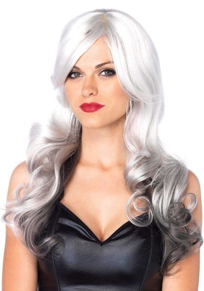 Leg Avenue Allure Multi Color Wig Grey/Black SO7933 SO7933 фото