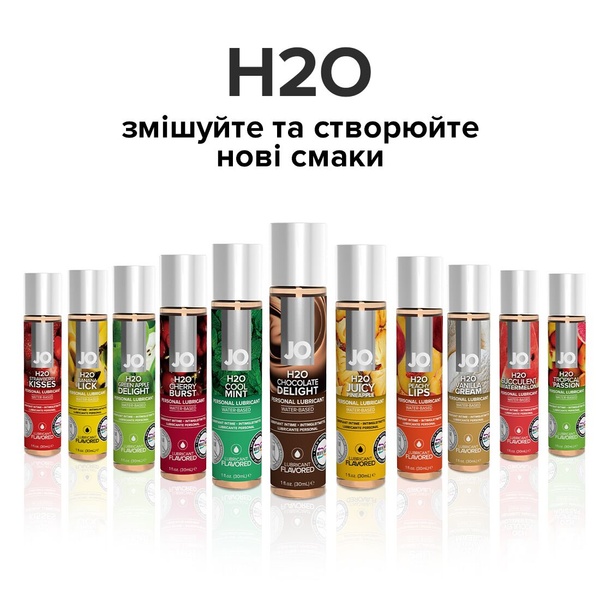 Смазка на водной основе System JO H2O — Chocolate Delight (120 мл) без сахара, растительный глицерин SO1776 SO1776 фото