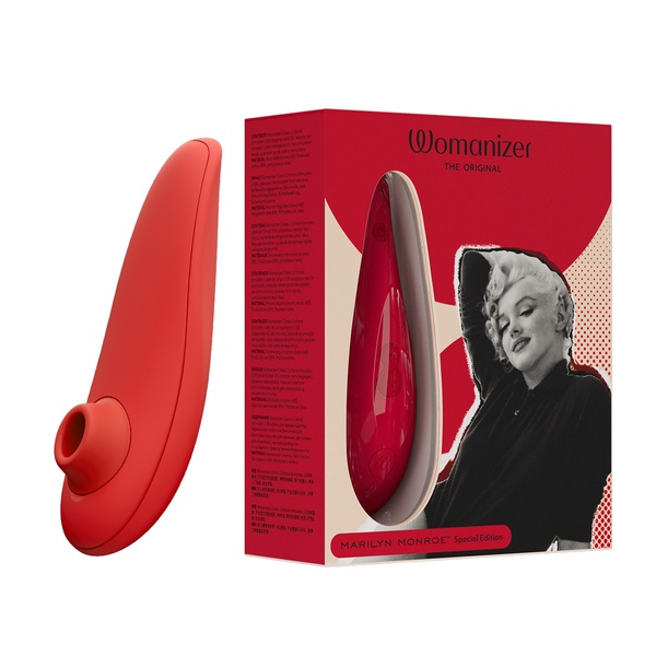 Вакуумний стимулятор клітора Womanizer Marilyn Monroe Vivid Red , W44004