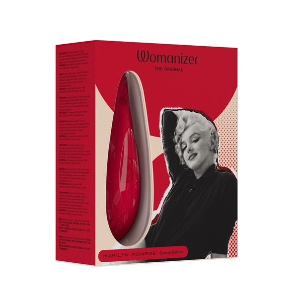 Вакуумний стимулятор клітора Womanizer Marilyn Monroe Vivid Red , W44004