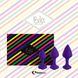 Набор силиконовых анальных пробок FeelzToys - Bibi Butt Plug Set 3 pcs Purple SO5064 SO5064 фото 4