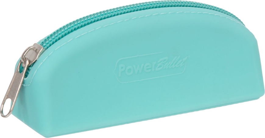 Сумка для хранения секс-игрушек PowerBullet - Silicone Storage Zippered Bag Teal SO5561 SO5561 фото