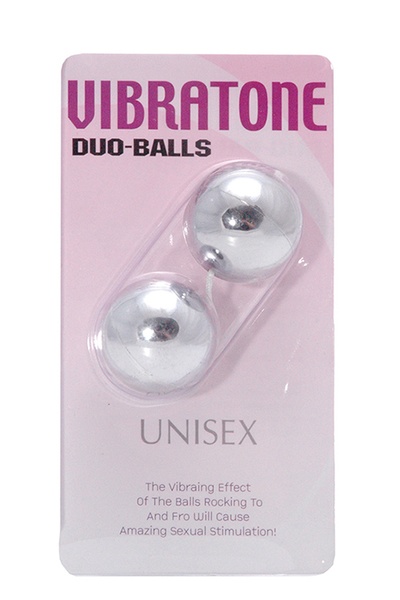 Вагинальные шарики DUO BALLS,SILVER , DT50483