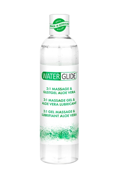 Лубрикант и массажный гель 2 в1 WATERGLIDE ALOE VERA, 300 мл , DT30091