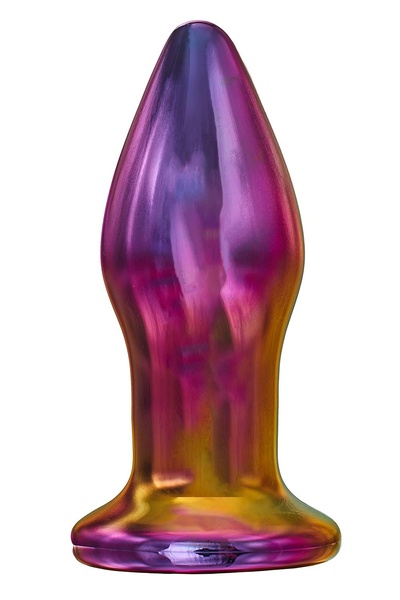 Анальная пробка с вибрацией стеклянная Dream Toys GLAMOUR GLASS PLUG , DT21941