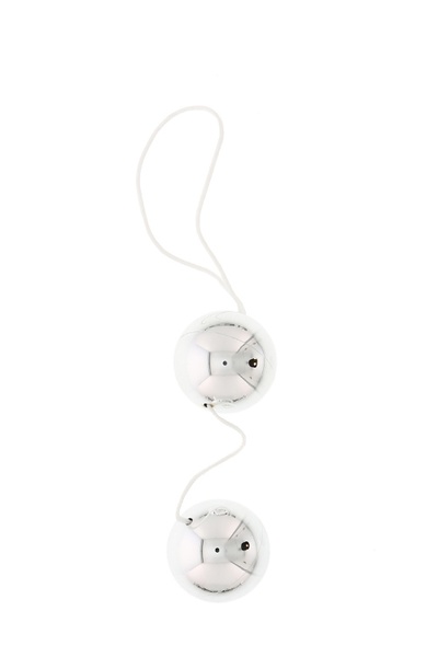 Вагинальные шарики DUO BALLS,SILVER , DT50483