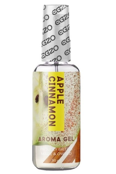 Съедобный гель-лубрикант EGZO AROMA GEL - Яблоко с корицей, 50 мл , 461188