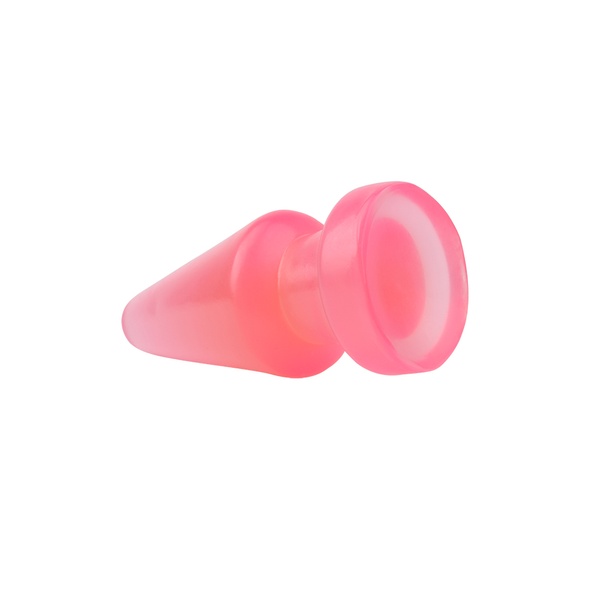 Большая анальная пробка Chisa Hi-Rubber Anal Delight Plug Pink , CH30736