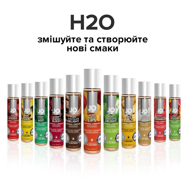 Смазка на водной основе System JO H2O — Peachy Lips (120 мл) без сахара, растительный глицерин SO1777 SO1777 фото