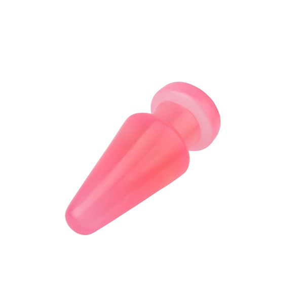 Большая анальная пробка Chisa Hi-Rubber Anal Delight Plug Pink , CH30736