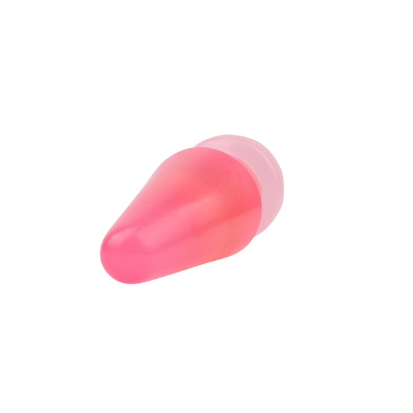 Большая анальная пробка Chisa Hi-Rubber Anal Delight Plug Pink , CH30736