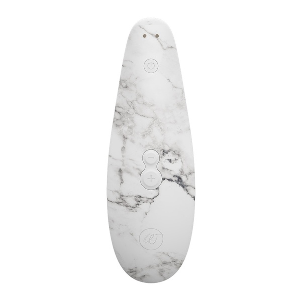 Вакуумний стимулятор клітора Womanizer Marilyn Monroe White Marble , W44003