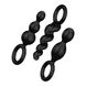 Набор анальных игрушек Satisfyer Plugs black (set of 3) - Booty Call, макс. диаметр 3 см Черный SO2323 SO2323 фото 1